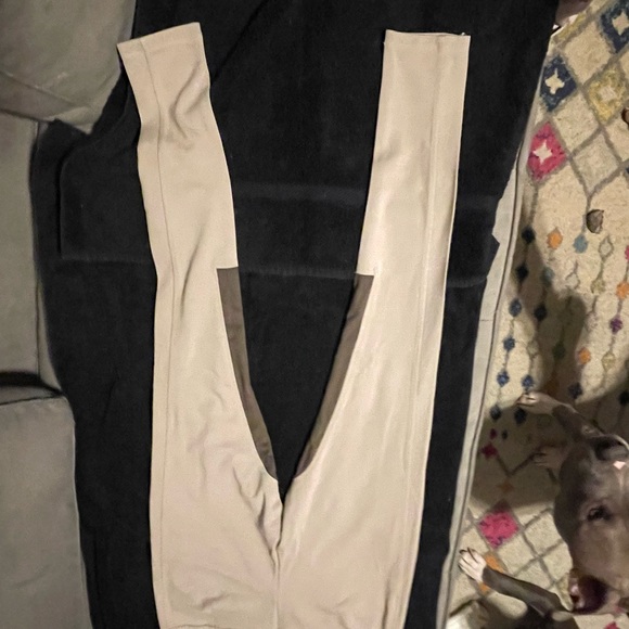 BCBG Riding Pants.  Tan with dark brown patches. Waist size 26. - Picture 5 of 16